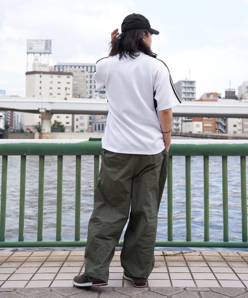 NOMANUAL（NOMANUAL）の「【NOMANUAL】スイープベースボールジャージ（Tシャツ/カットソー・メンズ・ホワイト/チャコール/ブラック・M/L）」の11枚目の写真