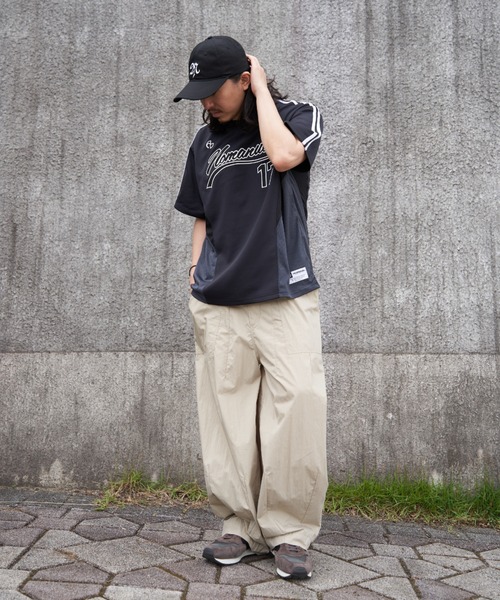 NOMANUAL（NOMANUAL）の「【NOMANUAL】スイープベースボールジャージ（Tシャツ/カットソー・メンズ・ホワイト/チャコール/ブラック・M/L）」の20枚目の写真