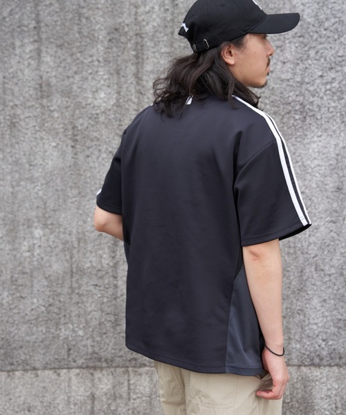 NOMANUAL（NOMANUAL）の「【NOMANUAL】スイープベースボールジャージ（Tシャツ/カットソー・メンズ・ホワイト/チャコール/ブラック・M/L）」の16枚目の写真