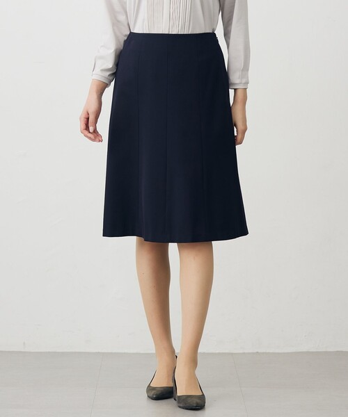 洗える】T/Rアルガンシルク フレア スカート（スカート）｜J.PRESS