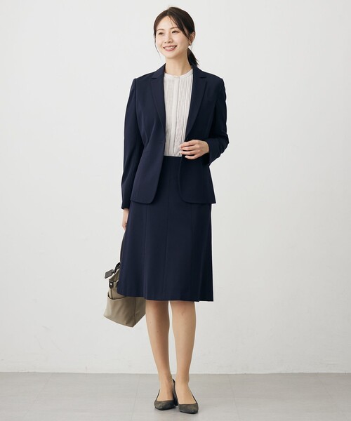 【美品】J.PRESS ジェイプレス　スカートスーツ　ノーカラー　ネイビー　11 楽天市場】【最大10%OFF SALE！1/16 10:59まで】スーツ レディース