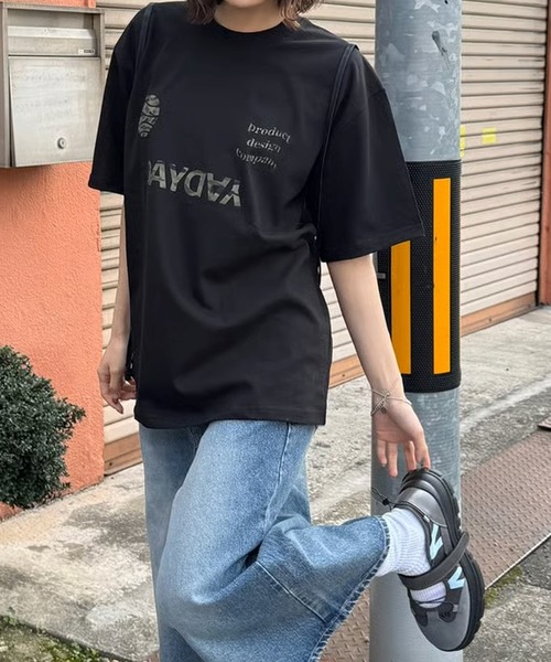 DAYDAY（デイデイ）の「ゲームロゴ S/S Ｔシャツ（Tシャツ/カットソー・レディース・ホワイト/ブラック・XL/L/M）」の7枚目の写真