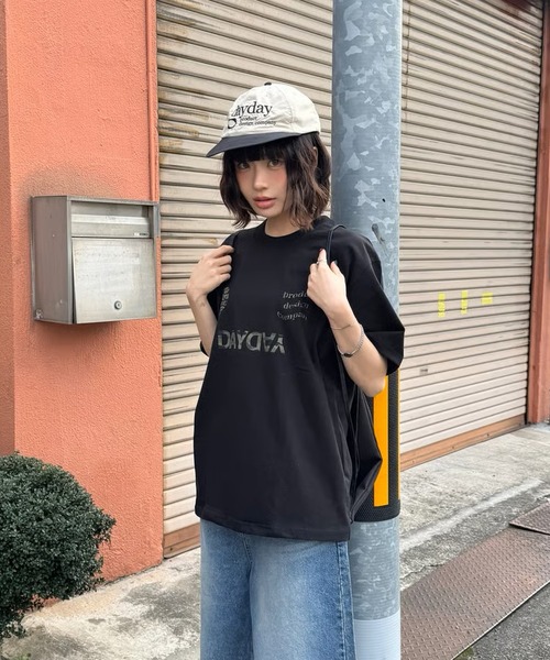 DAYDAY（デイデイ）の「ゲームロゴ S/S Ｔシャツ（Tシャツ/カットソー・レディース・ホワイト/ブラック・XL/L/M）」の5枚目の写真