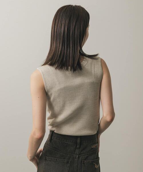 SENSE OF PLACE by URBAN RESEARCH（センスオブプレイスバイアーバンリサーチ）の「フロントジップメランジセーター（ニット/セーター・レディース・ベージュ/ブラウン/グレー・ONE）」の14枚目の写真