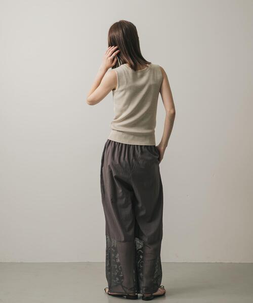 SENSE OF PLACE by URBAN RESEARCH（センスオブプレイスバイアーバンリサーチ）の「フロントジップメランジセーター（ニット/セーター・レディース・ベージュ/ブラウン/グレー・ONE）」の21枚目の写真