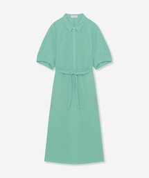 マッキントッシュロンドン接触冷感　涼しい美しいワンピース 婦人画報掲載】ジオメトリックチェーンプリントワンピース
