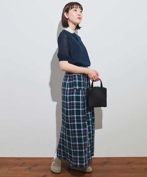 fig Ｌondon（フィグロンドン）の「●Olive skirt（スカート・レディース・グリーン・FREE）」の4枚目の写真