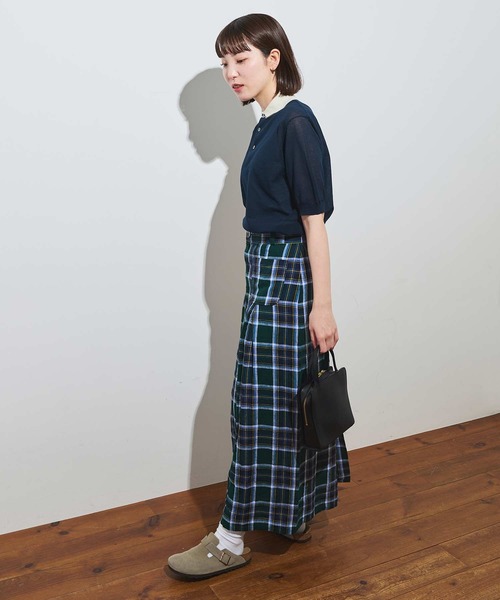 fig Ｌondon（フィグロンドン）の「●Olive skirt（スカート・レディース・グリーン・FREE）」の19枚目の写真