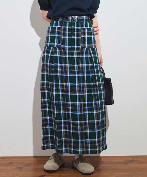 fig Ｌondon（フィグロンドン）の「●Olive skirt（スカート・レディース・グリーン・FREE）」の14枚目の写真