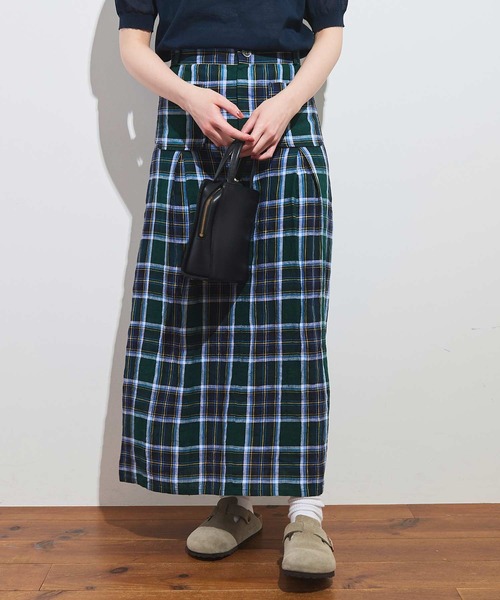 fig Ｌondon（フィグロンドン）の「●Olive skirt（スカート・レディース・グリーン・FREE）」の8枚目の写真