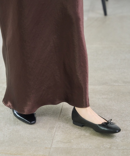 LE TALON(ルタロン)の「《追加2》フレンチスクエアバレエ(バレエシューズ・レディース・ナチュラル/ブラック系その他/ブラウン/イエロー/ブルー系その他・25cm/25.5cm/26cm/21.5/22cm/22.5cm/23cm/23.5cm/24cm/24.5cm)」の11枚目の写真