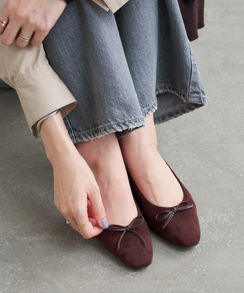 LE TALON(ルタロン)の「《追加2》フレンチスクエアバレエ(バレエシューズ・レディース・ナチュラル/ブラック系その他/ブラウン/イエロー/ブルー系その他・25cm/25.5cm/26cm/21.5/22cm/22.5cm/23cm/23.5cm/24cm/24.5cm)」の14枚目の写真