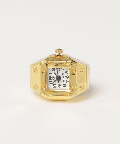 ROOPTOKYO(ループトウキョウ)の「OKUOKU 0909/オクオク watch ring 指輪時計 フリーサイズ oku-ring-g2 秋物 秋服 2026年秋冬(リング・レディース・シルバー系その他2/ホワイト系その他2/ゴールド系その他3/ゴールド系その他2/ブラック系その他2/ローズ/ブラック系その他/ゴールド系/シルバー系その他3/ホワイト系その他/ゴールド系4/ゴールド系7/ゴールド系5/ゴールド系その他/シルバー系その他/ゴールド系1/ゴールド系8/ゴールド系6/ゴールド系3/ゴールド系2/ピンク系その他5/シルバー系1/ピンクゴールド/ブラック系その他4/レオパード/シルバー/シルバー系その他4/シルバー系2/ホワイト系その他4・FREE)」の21枚目の写真