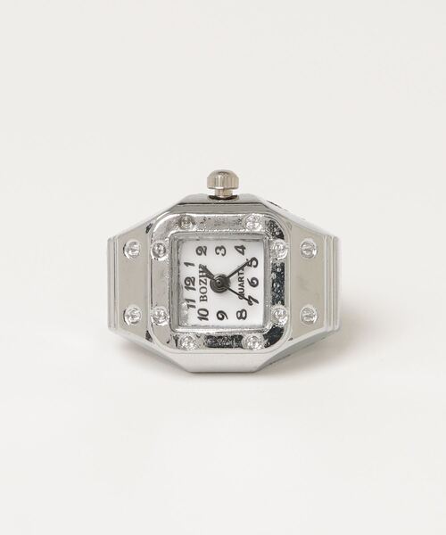 ROOPTOKYO(ループトウキョウ)の「OKUOKU 0909/オクオク watch ring 指輪時計 フリーサイズ oku-ring-g2 秋物 秋服 2026年秋冬(リング・レディース・シルバー系その他2/ホワイト系その他2/ゴールド系その他3/ゴールド系その他2/ブラック系その他2/ローズ/ブラック系その他/ゴールド系/シルバー系その他3/ホワイト系その他/ゴールド系4/ゴールド系7/ゴールド系5/ゴールド系その他/シルバー系その他/ゴールド系1/ゴールド系8/ゴールド系6/ゴールド系3/ゴールド系2/ピンク系その他5/シルバー系1/ピンクゴールド/ブラック系その他4/レオパード/シルバー/シルバー系その他4/シルバー系2/ホワイト系その他4・FREE)」の2枚目の写真