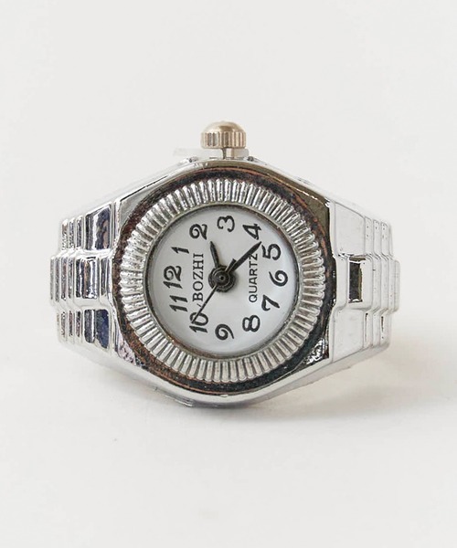 ROOPTOKYO(ループトウキョウ)の「OKUOKU 0909/オクオク watch ring 指輪時計 フリーサイズ oku-ring-g2 秋物 秋服 2026年秋冬(リング・レディース・シルバー系その他2/ホワイト系その他2/ゴールド系その他3/ゴールド系その他2/ブラック系その他2/ローズ/ブラック系その他/ゴールド系/シルバー系その他3/ホワイト系その他/ゴールド系4/ゴールド系7/ゴールド系5/ゴールド系その他/シルバー系その他/ゴールド系1/ゴールド系8/ゴールド系6/ゴールド系3/ゴールド系2/ピンク系その他5/シルバー系1/ピンクゴールド/ブラック系その他4/レオパード/シルバー/シルバー系その他4/シルバー系2/ホワイト系その他4・FREE)」の3枚目の写真