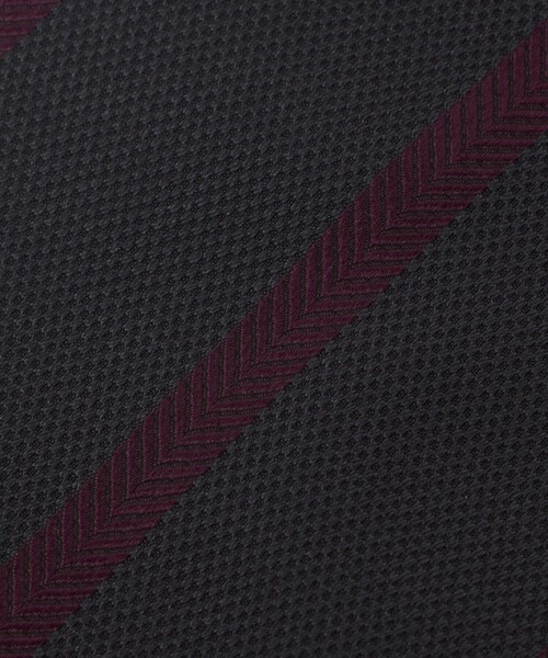 FRANCO BASSI（フランコバッシ）の「＜FRANCO BASSI＞レジメンタル ネクタイ 2（ネクタイ・メンズ・ターコイズブルー系/ダークグレー・FREE）」の4枚目の写真