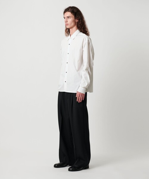 MONKEY TIME(モンキータイム)の「コットン クロップド シャツ(シャツ/ブラウス・メンズ・その他1/ホワイト/ロイヤルブルー・XL/L/M/S)」の9枚目の写真