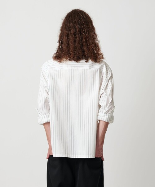 MONKEY TIME(モンキータイム)の「コットン クロップド シャツ(シャツ/ブラウス・メンズ・その他1/ホワイト/ロイヤルブルー・XL/L/M/S)」の12枚目の写真