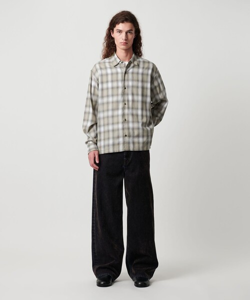 MONKEY TIME(モンキータイム)の「コットン クロップド シャツ(シャツ/ブラウス・メンズ・その他1/ホワイト/ロイヤルブルー・XL/L/M/S)」の18枚目の写真