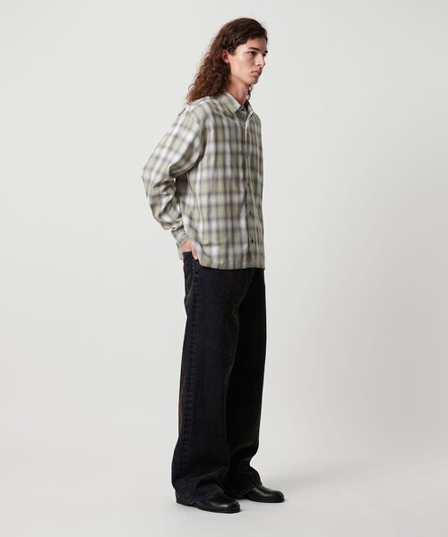 MONKEY TIME(モンキータイム)の「コットン クロップド シャツ(シャツ/ブラウス・メンズ・その他1/ホワイト/ロイヤルブルー・XL/L/M/S)」の19枚目の写真