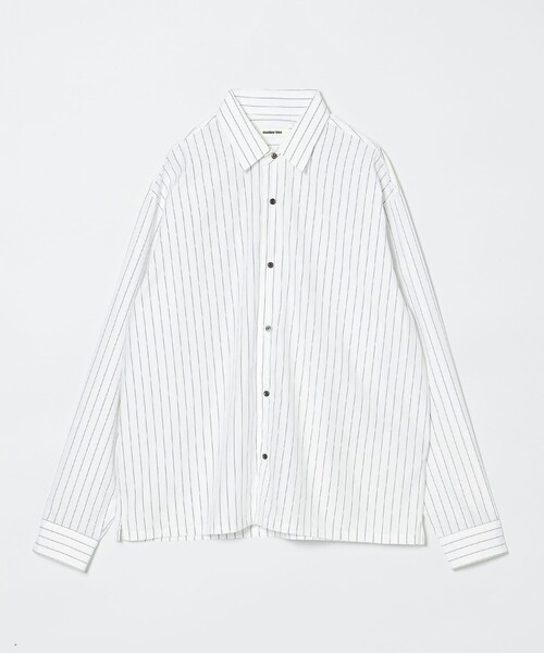 MONKEY TIME(モンキータイム)の「コットン クロップド シャツ(シャツ/ブラウス・メンズ・その他1/ホワイト/ロイヤルブルー・XL/L/M/S)」の21枚目の写真