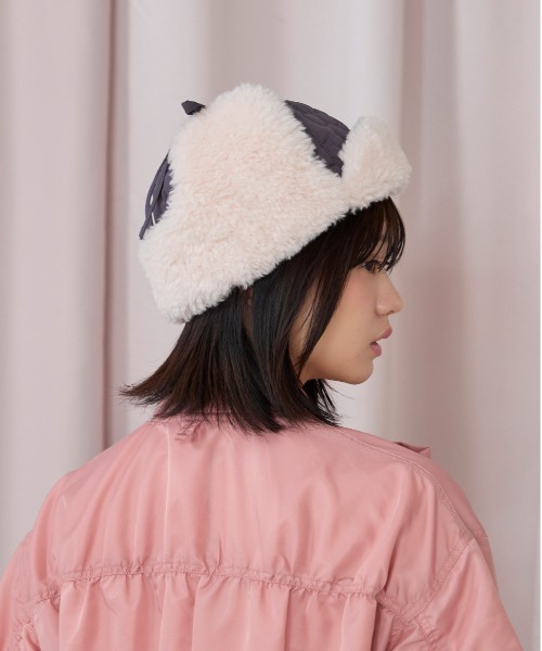 kaorinomori(カオリノモリ)の「kaorinomori フィフィパイロット / カオリノモリ(ハット・レディース・ライトブルー/ホワイト/ダークグレー・M/57.5cm)」の12枚目の写真