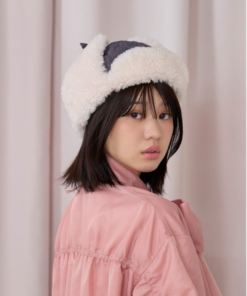 kaorinomori(カオリノモリ)の「kaorinomori フィフィパイロット / カオリノモリ(ハット・レディース・ライトブルー/ホワイト/ダークグレー・M/57.5cm)」の13枚目の写真