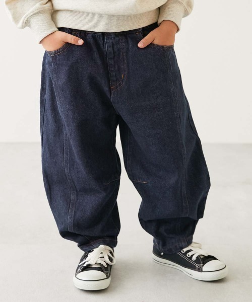 セール】ムーンカーブ デニムパンツ（デニムパンツ）｜devirock