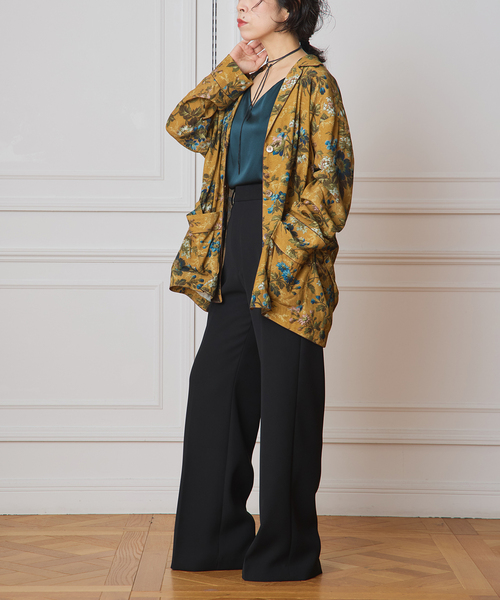 IENA LA BOUCLE（イエナラブークル）の「IENA LA BOUCLE Vintageプリントシャツジャケット（その他アウター・レディース・ブラウン・FREE）」の8枚目の写真