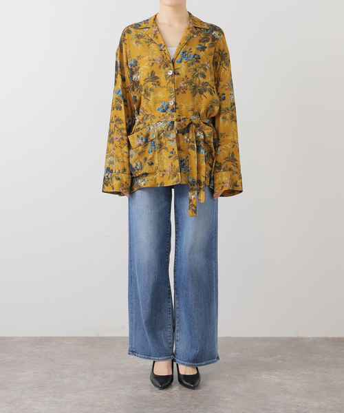 IENA LA BOUCLE（イエナラブークル）の「IENA LA BOUCLE Vintageプリントシャツジャケット（その他アウター・レディース・ブラウン・FREE）」の11枚目の写真