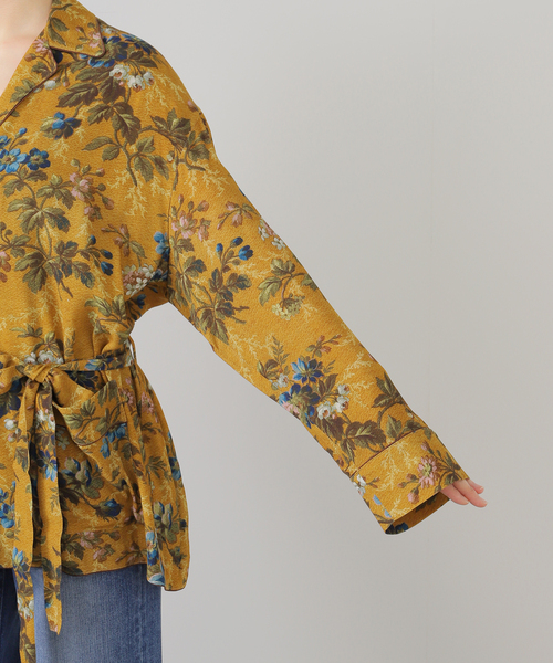 IENA LA BOUCLE（イエナラブークル）の「IENA LA BOUCLE Vintageプリントシャツジャケット（その他アウター・レディース・ブラウン・FREE）」の16枚目の写真