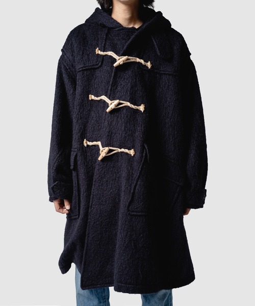 yoshiokubo（ヨシオクボ）の「yoshiokubo ヨシオクボ / SHAGGY TWIST DUFFLE COAT シャギーツイストダッフルコート / YKF25512（ダッフルコート・メンズ・ブラウン/ブラック・1/2/3）」の4枚目の写真