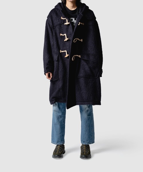 yoshiokubo（ヨシオクボ）の「yoshiokubo ヨシオクボ / SHAGGY TWIST DUFFLE COAT シャギーツイストダッフルコート / YKF25512（ダッフルコート・メンズ・ブラウン/ブラック・1/2/3）」の5枚目の写真