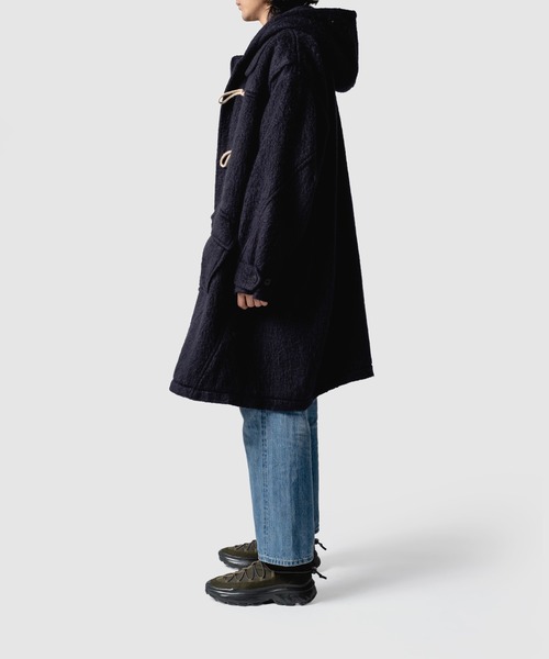 yoshiokubo（ヨシオクボ）の「yoshiokubo ヨシオクボ / SHAGGY TWIST DUFFLE COAT シャギーツイストダッフルコート / YKF25512（ダッフルコート・メンズ・ブラウン/ブラック・1/2/3）」の6枚目の写真