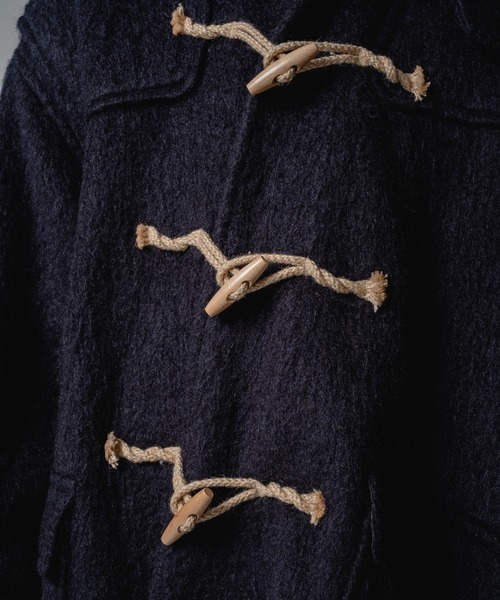 yoshiokubo（ヨシオクボ）の「yoshiokubo ヨシオクボ / SHAGGY TWIST DUFFLE COAT シャギーツイストダッフルコート / YKF25512（ダッフルコート・メンズ・ブラウン/ブラック・1/2/3）」の8枚目の写真