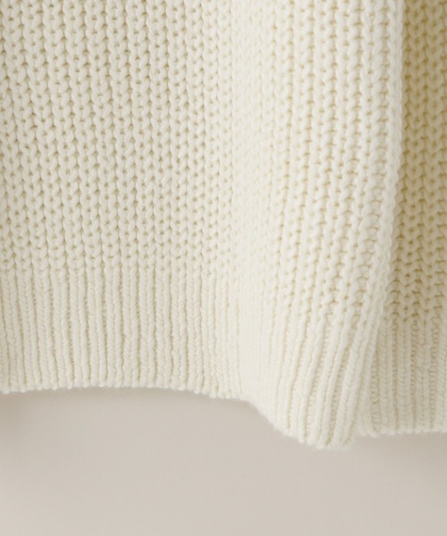 LOWRYS FARM（ローリーズファーム）の「【LFM(U)】アゼオーバーニット　 571343（ニット/セーター・メンズ・ブルー/ブラック/ブラウン/ホワイト・MEDIUM/LARGE）」の10枚目の写真