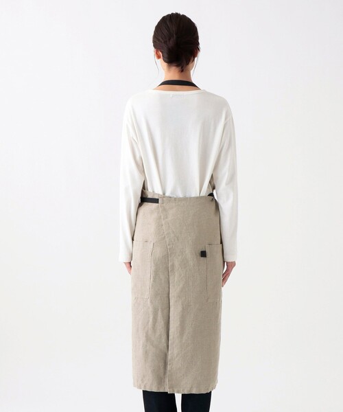 Afternoon Tea（アフタヌーンティー）の「リネンエプロン（エプロン・レディース・ベージュ/オレンジ/ブルー・ONE SIZE）」の8枚目の写真