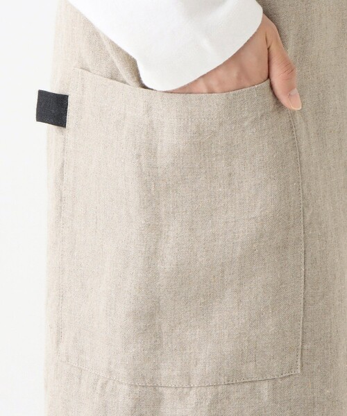 Afternoon Tea（アフタヌーンティー）の「リネンエプロン（エプロン・レディース・ベージュ/オレンジ/ブルー・ONE SIZE）」の11枚目の写真