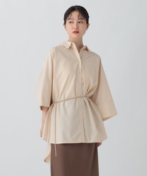 LEPSIM | ハーフスリーブシャツチュニック　579597(チュニック)