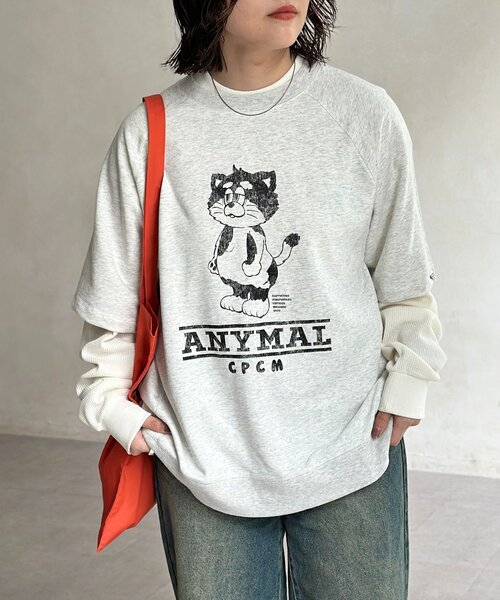 tシャツ 「ANYMAL」レイヤードロンT レディース メンズ ANYMAL】レイヤードロンT（Tシャツ/カットソー）｜CPCM