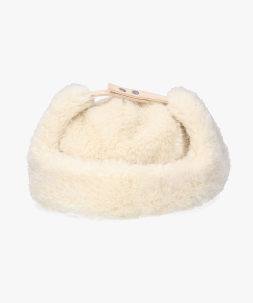 OVERRIDE（オーバーライド）の「OVERRIDE  MINI FUR TRAPPER SGP / オーバーライド（ハット・レディース・ホワイト/ピンク/ベージュ・57~59cm）」の13枚目の写真