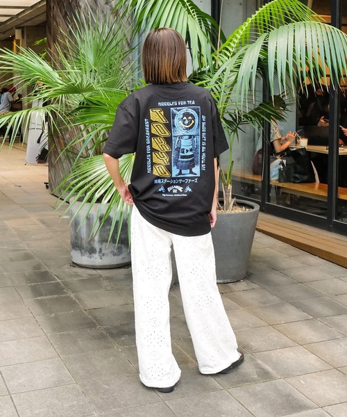 BILLABONG(ビラボン)の「BILLABONG メンズ DESTINATION TOKYO Tシャツ 【2025年秋冬モデル】/ビラボンバックプリント半袖Tシャツ(Tシャツ/カットソー・メンズ・ホワイト/ブラック・MEDIUM/X-LARGE/LARGE)」の8枚目の写真