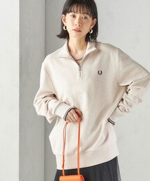FRED PERRY: M3574 HALF ZIP SHIRT