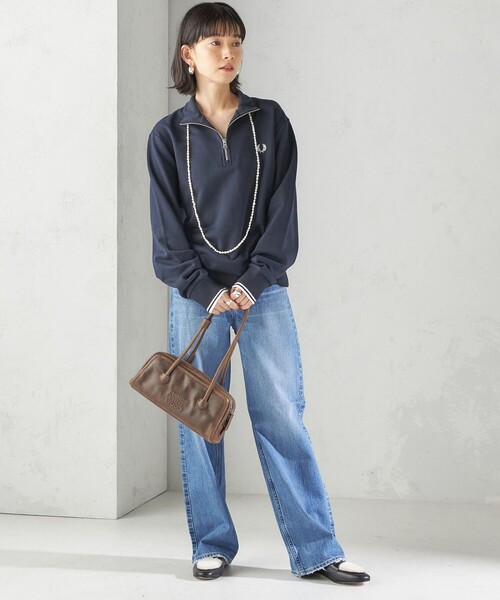 FRED PERRY: M3574 HALF ZIP SHIRT（スウェット）｜FRED PERRY