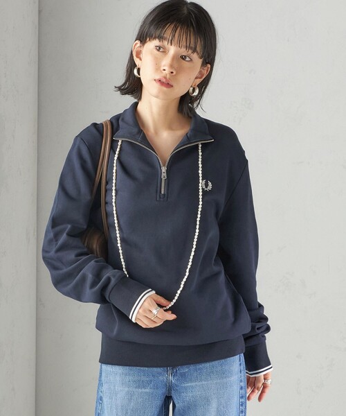 FRED PERRY: M3574 HALF ZIP SHIRT（スウェット）｜FRED PERRY