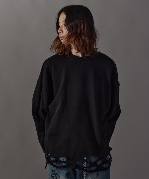 Yuzupanさま★DIESEL ダメージ加工 カッティング スウェット Yuzupanさま☆DIESEL ダメージ加工 カッティング スウェット