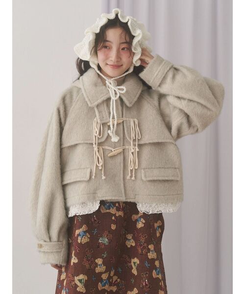 milk shaggy Duffle Coat（ダッフルコート）｜merry jenny（メリー