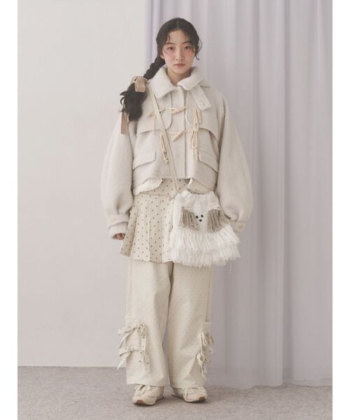 セール】milk shaggy Duffle Coat（ダッフルコート）｜merry jenny