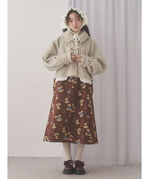 milk shaggy Duffle Coat（ダッフルコート）｜merry jenny（メリー