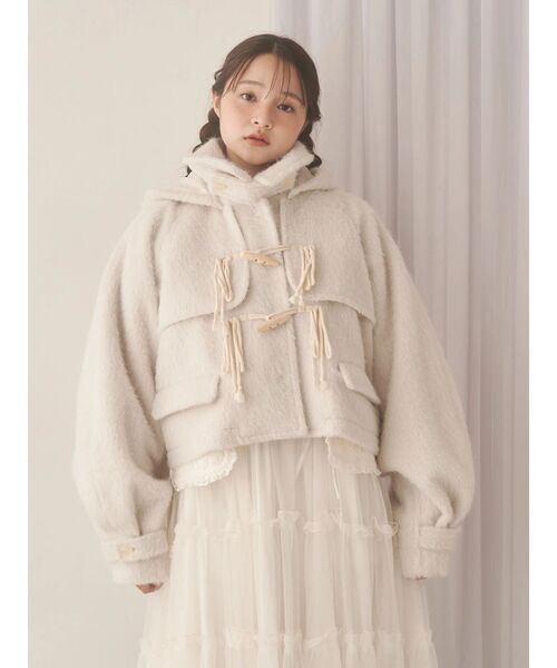 milk shaggy Duffle Coat（ダッフルコート）｜merry jenny（メリー